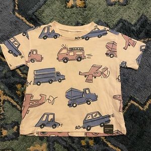 Zara short sleeve vehicle shirt